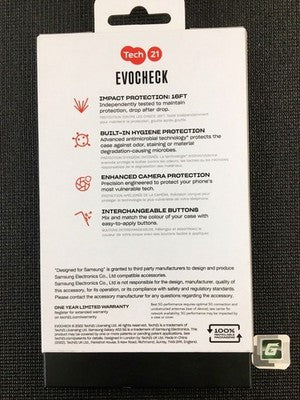 NEW Tech21 EvoCheck Phone Protection Case for Samsung Galaxy A53 5G -Smoky Black