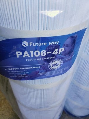 New Future Way 4-Pack C4030 Pool Filter Cartridges Replacement For Hayward