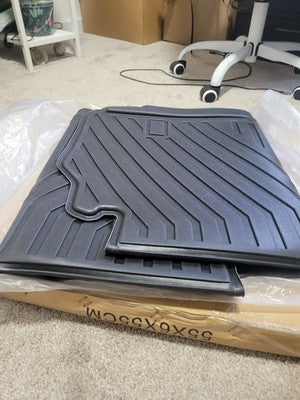 Cargo Mats Liner for Cadillac XT4 2019-2025 Waterproof TPE Black 1Pc