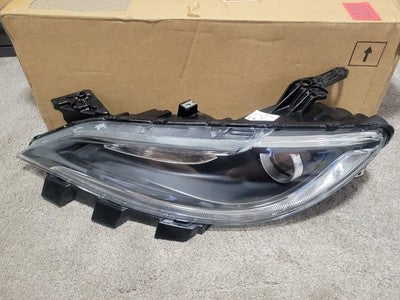 Left Side For Chrysler 200 2015-2017 Halogen Headlight w/ LED DRL Chrome Trim
