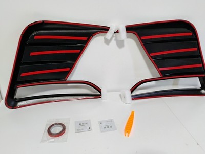 Fog Light Cover Trim Eyebrows Trim for 2025-2026 Tesla Model Y Juniper Glossy