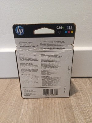 Genuine 4-Pack HP 934XL Black & 935 Cyan/Magenta,/Yellow N9H66FN Sealed 10/2023