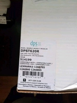 Compatible Lexmark 12A6865 12A6860 12A6765 Black Toner Cartridge T620 T622 X620