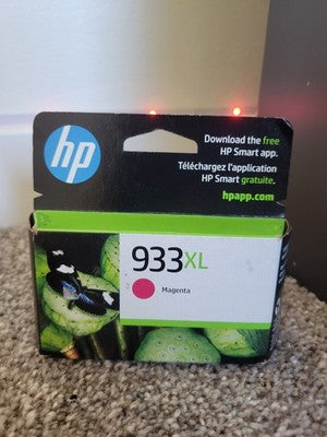 HP 933XL MAGENTA Ink Cartridge CN056AL NEW EXP 10/2025