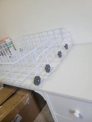 FRIGIDAIRE DISHWASHER UPPER RACK PART # 5304535380 WHITE