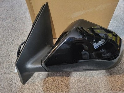Front Driver Side Heated Side Mirror For 2015-2019 Hyundai Sonata Glossy Black
