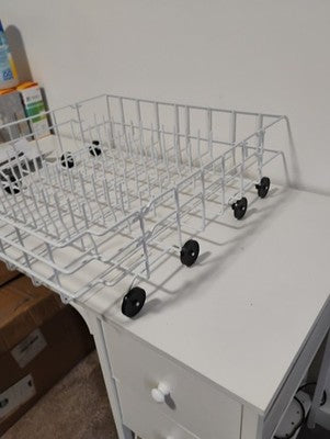 Upgraded OEM 808602302 Dishwasher Lower Dishrack for Frigidaire Kenmore White