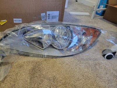 For 2008-2016 International ProStar Chrome Headlights Headlamps Left+Right Pair