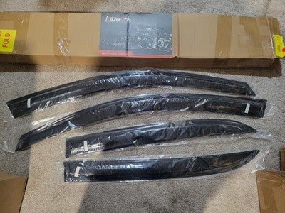 For 2003-2007 Honda Accord 4 Door Sedan Mugen Style Window Visor Sun Rain Guards