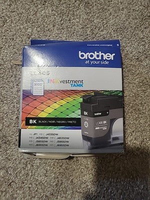 Brother LC406 Black Standard Yield Ink Cartridge (LC406BKS) NEW SEALED 12/27