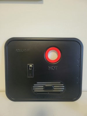 RV Tankless Water Heater 55000 BTU On Demand Propane Gas 15x18 Black Door 12V