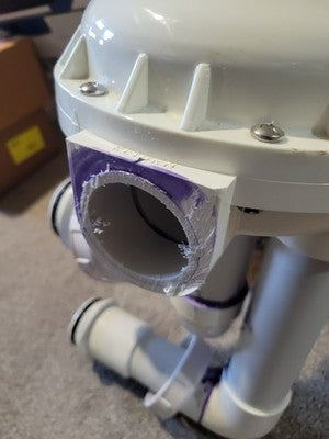261050 2-Inch HiFlow Multiport Valve For Quad and Triton Pool and Spa D.E.