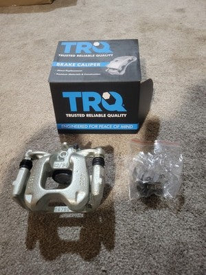 TRQ Rear Left Brake Caliper Fits 2018 Fiat 500X 2018 Jeep Renegade