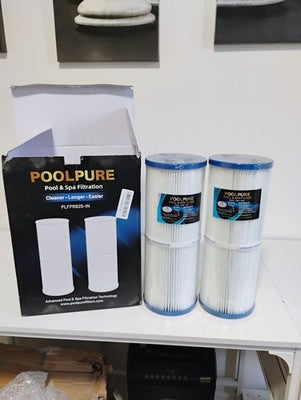 2 PK.  POOLPURE FILTERS #PLFPRB25-IN / POOL & SPA FILTRATION