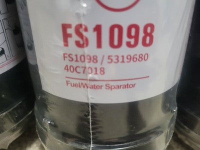 4x FS1098 Fuel water Separator Filter Fit: Cummins 5319680 Freightliner