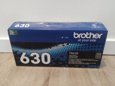 Genuine Brother TN630 Black Toner Cartridge Factory Sealed Open Box