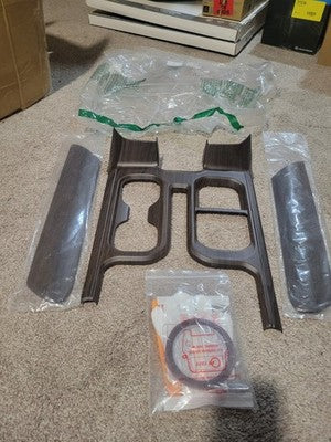 3X Center Console & Panel Decor Trim for Chevrolet Silverado 2022+ Wood Grain