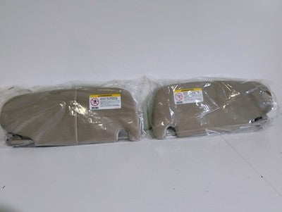 1Pair Sun Visor Set Left & Right For 2002-2009 Dodge Ram 1500 2500 3500 Beige