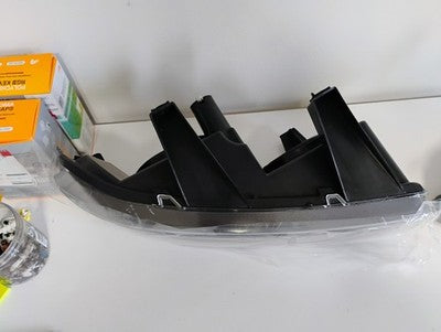 For 2003-2024 Chevy Express|GMC Savana 1500 2500 3500 Black Headlight Upper Lamp