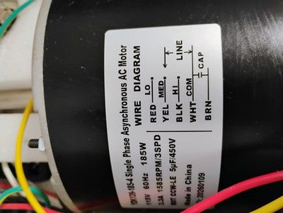 Fan Motor 3315332.005 AC Condenser for Brisk Air II B57915 B59516 B59146 B59186