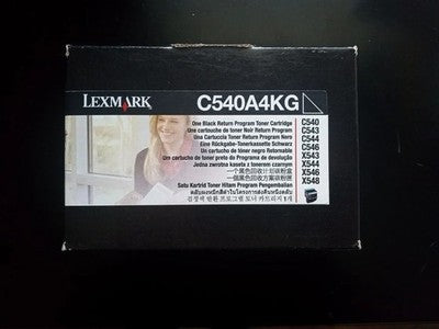 Lexmark C540A4KG Black OEM Toner C540, C543, C544, X543, X544 Series