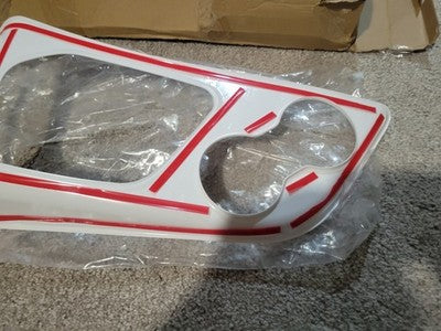 ✅ Console Gear Shift Panel Cover Trim for Dodge Challenger 2015-23 White