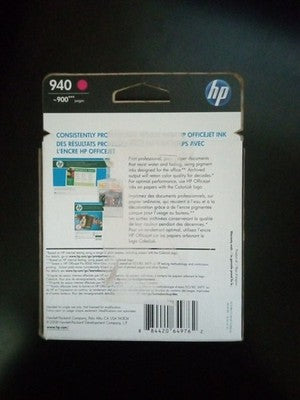 Genuine HP 940 Magenta C4904AN exp 11/2012 Sealed
