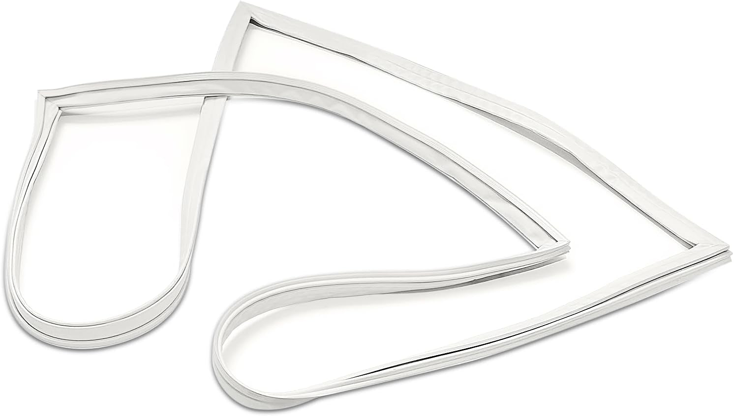 2188448A Refrigerator Door Gasket for Whirlpool Roper Kenmore Estate Inglis Crosley Amana Magic Chef Fridge Door Seal Gasket Replacement Part Replaces 2162642, AP3092353, PS328691, EAP328691