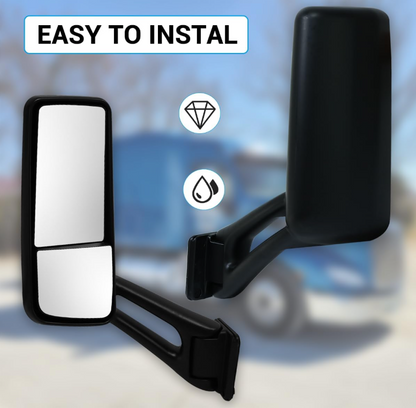 Door Mirror Black fit for 2013-2022 Peterbilt 579 Truck RIGHT RIGHT