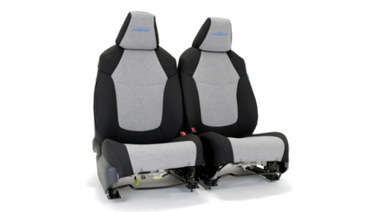 UNKNOWN MODEL Seat Covers, Custom Design, Gray with Black Sides DODGE RAM MODELS