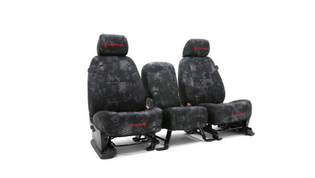 2008-2009 GMC Sierra Seat Covers, Neosupreme Kryptek Typhon, Front Row