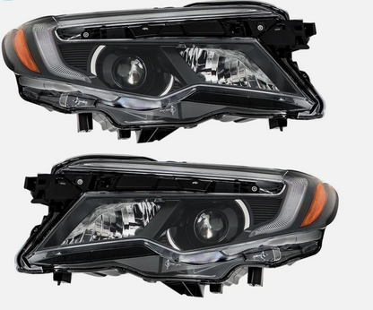 For 2016-2018 Honda Pilot/2017-2020 Ridgeline Halogen W/ DRL Headlights Headlamp