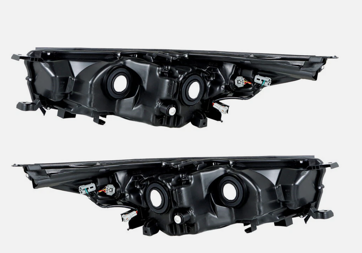 Pair Headlight For 2014 2015 16 Toyota Highlander XLE/LE Halogen Headlamp Chrome