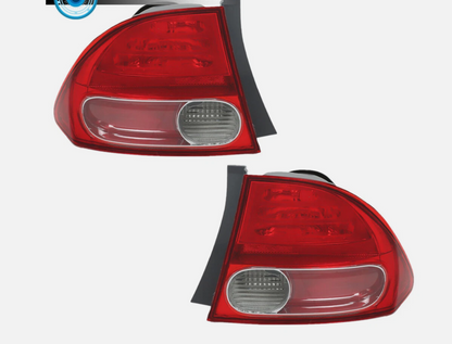 For 2006-2007 08 Honda Civic Right&Left Side Rear Tail Lamp Assembly Tail Light