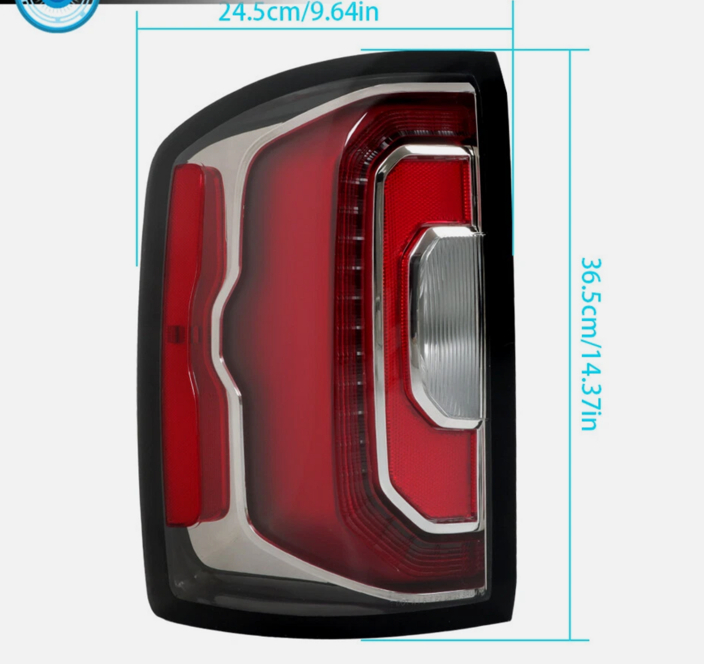 For 2016 2017 18 GMC Sierra Tail Light Rear Left Driver Side Brake Lamp LED