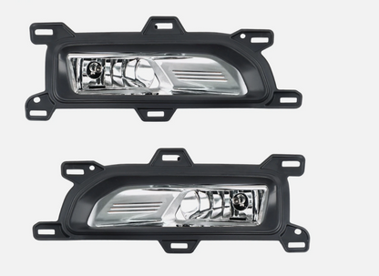 For Nissan Titan 2020-2023 Halogen Fog Lights w/Bezels Switch Bulbs Right&Left 261558996C 261508996C