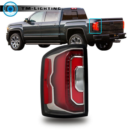 For 2016 2017 18 GMC Sierra Tail Light Rear Left Driver Side Brake Lamp LED
