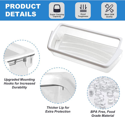 UPGRADED W10321304 Refrigerator Door Shelf Bin, Compatible with Whirlpool Refrigerator Replaces WPW10321304 PS11752778 AP6019471 2179574 2179575