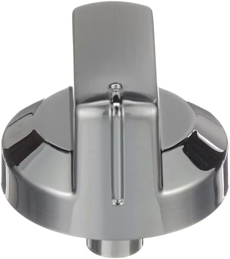 W10303835 Chrome Fan Control Knob Compatible with Whirlpool Cooktops -  - WPW10303835, 1875927, PS11752426