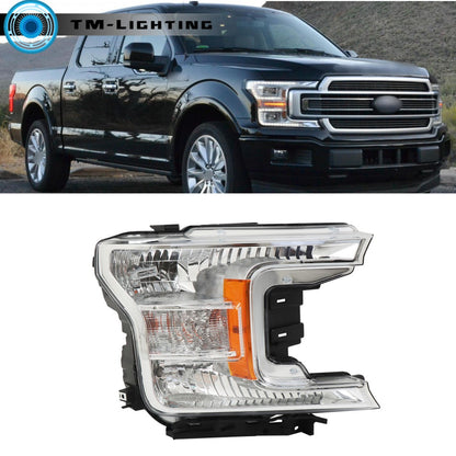 For Ford F150 2018-2020 Headlamp Pickup Truck Headlight Halogen Right Side