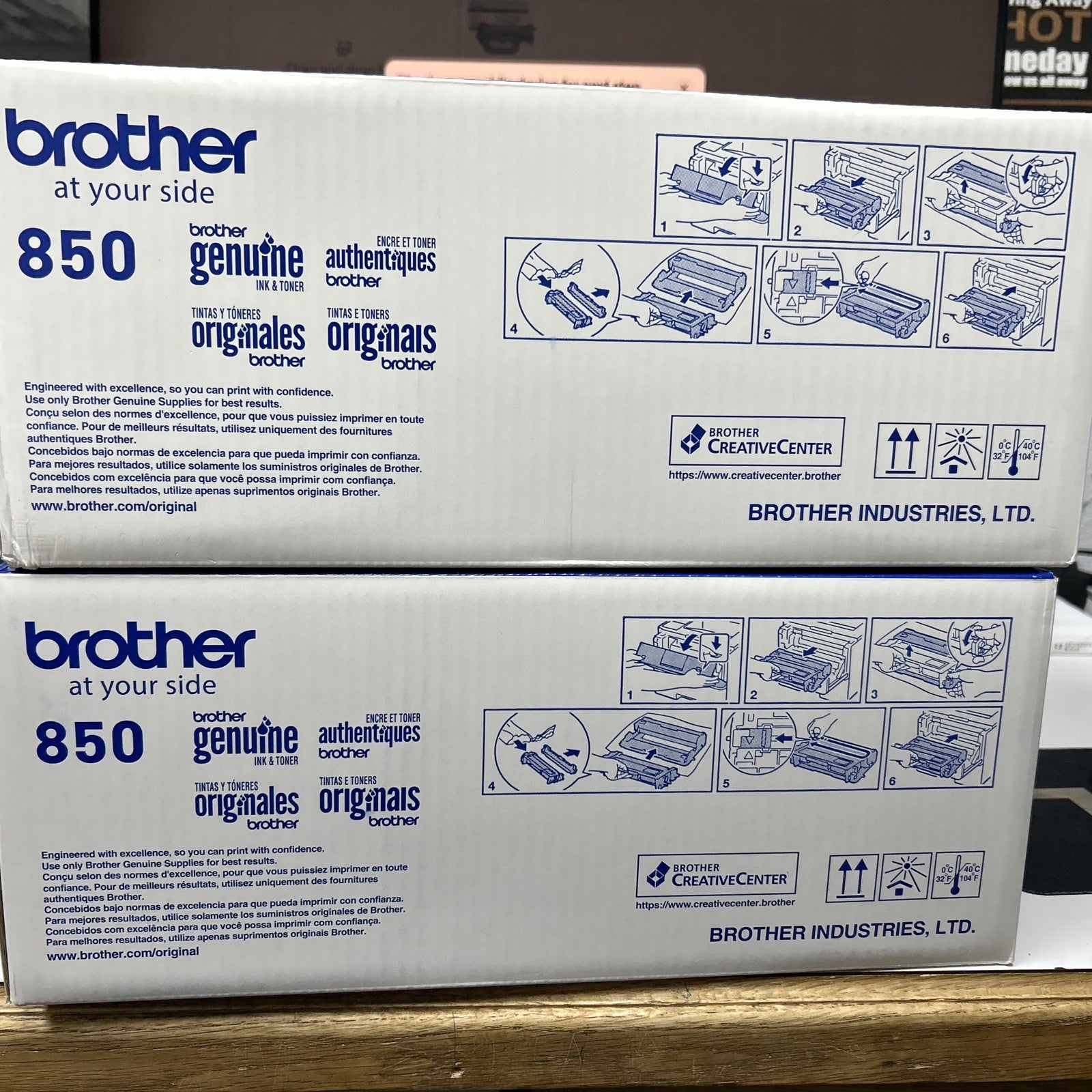 NEW Brother TN850 High Yield Black Toner Cartridge Genuine OEM Replacement