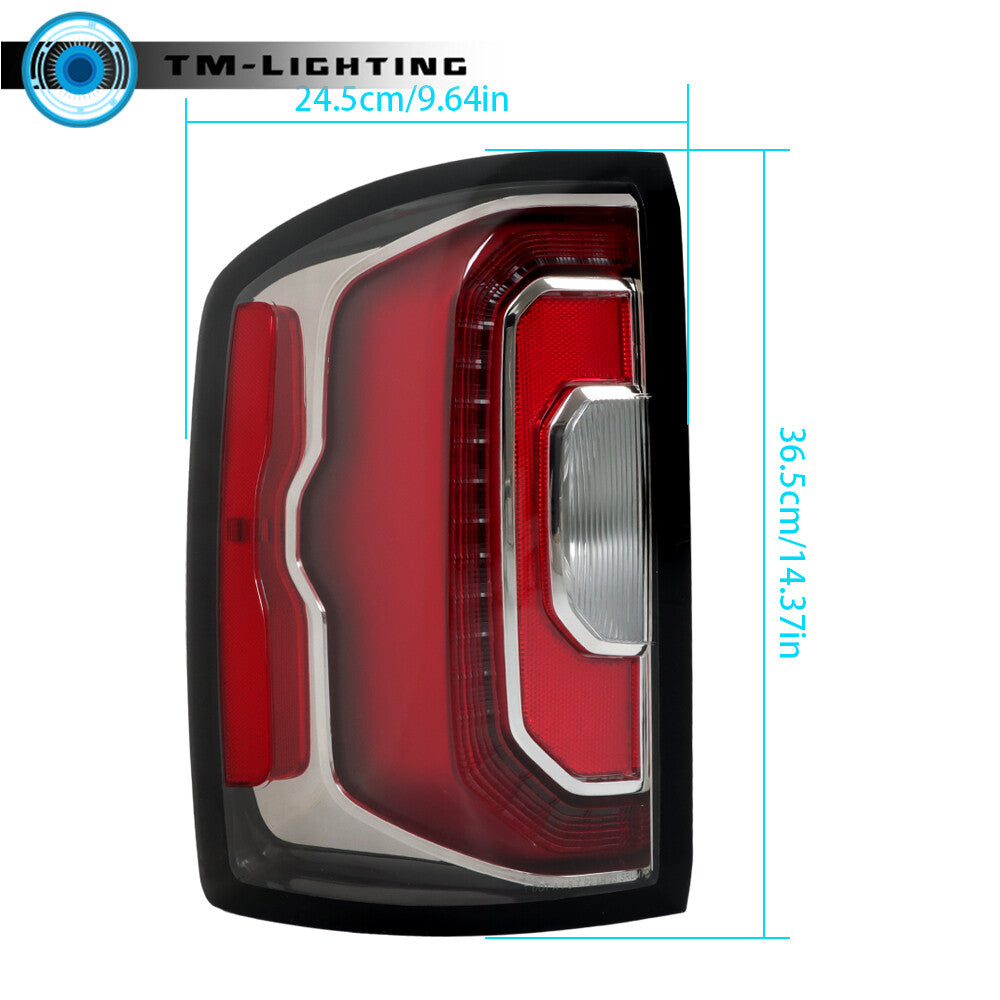 For 2016 2017 18 GMC Sierra Tail Light Rear Left Driver Side Brake Lamp LED