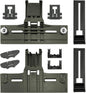 W10350376 Dishwasher Top Rack Adjuster Part Repair Kit (10Pcs) with Upgraded W10195840 & W10195839 & W10250160 & W10508950 Upper Parts Replacement for Whirlpool Kenmore Dishwasher