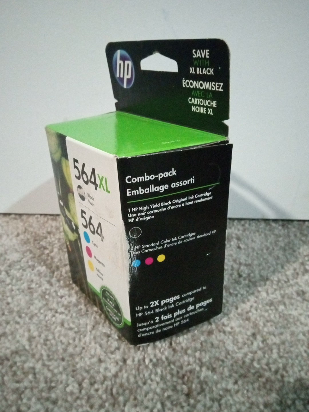 HP 564 / 564XL (N9H60FN) Ink Cartridges (Cyan Magenta Yellow Black) Exp May 2020